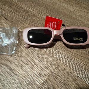Pink matte sunglasses
